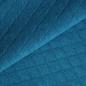 Preview: Baumwollstepper quilted Jersey petrolblau